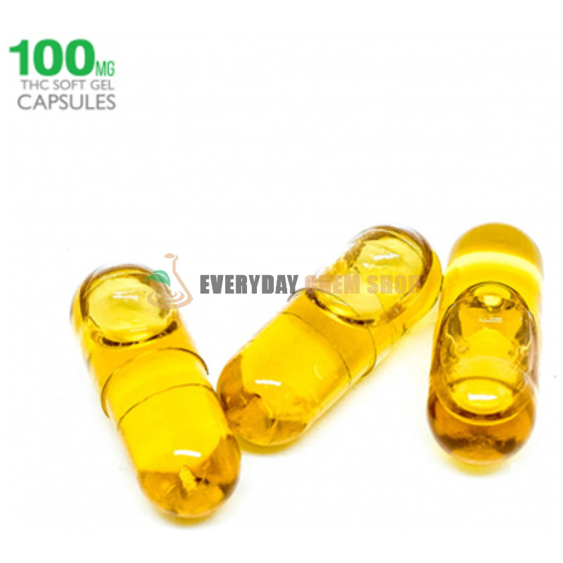 Capsule di olio di semi di canapa da 100 mg