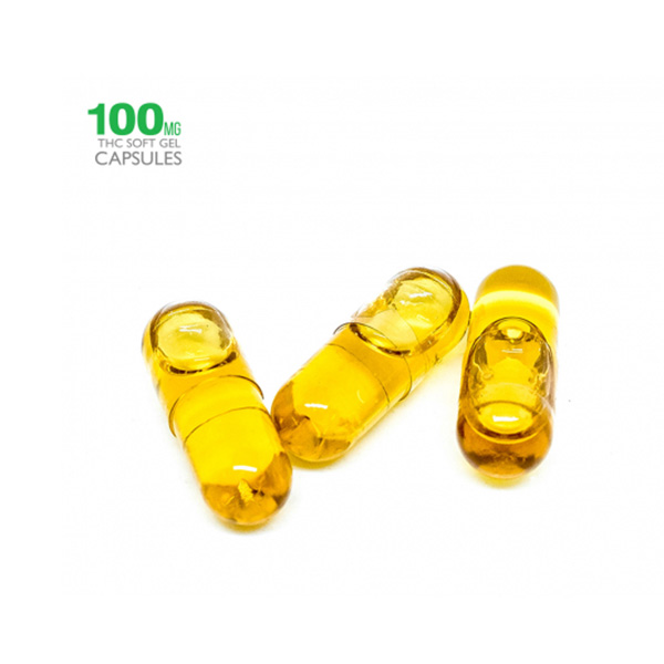 Capsule di olio di semi di canapa da 100 mg
